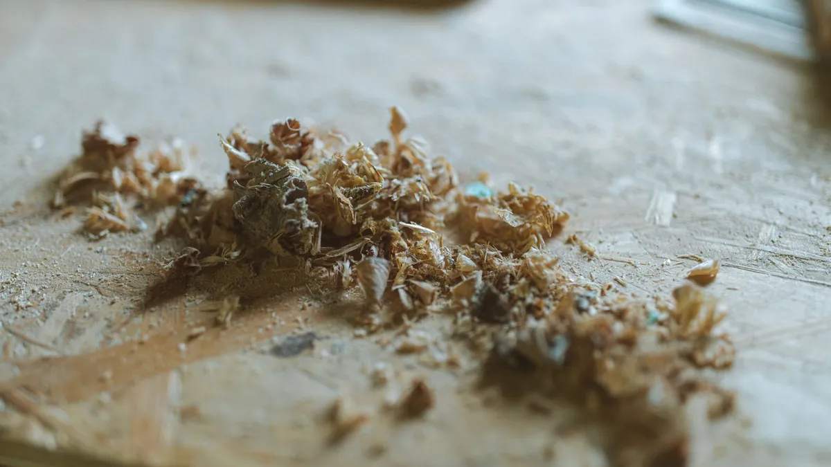 Saubere Spanabsaugung mit flexiblem Schlauch an einer Oberfräse
