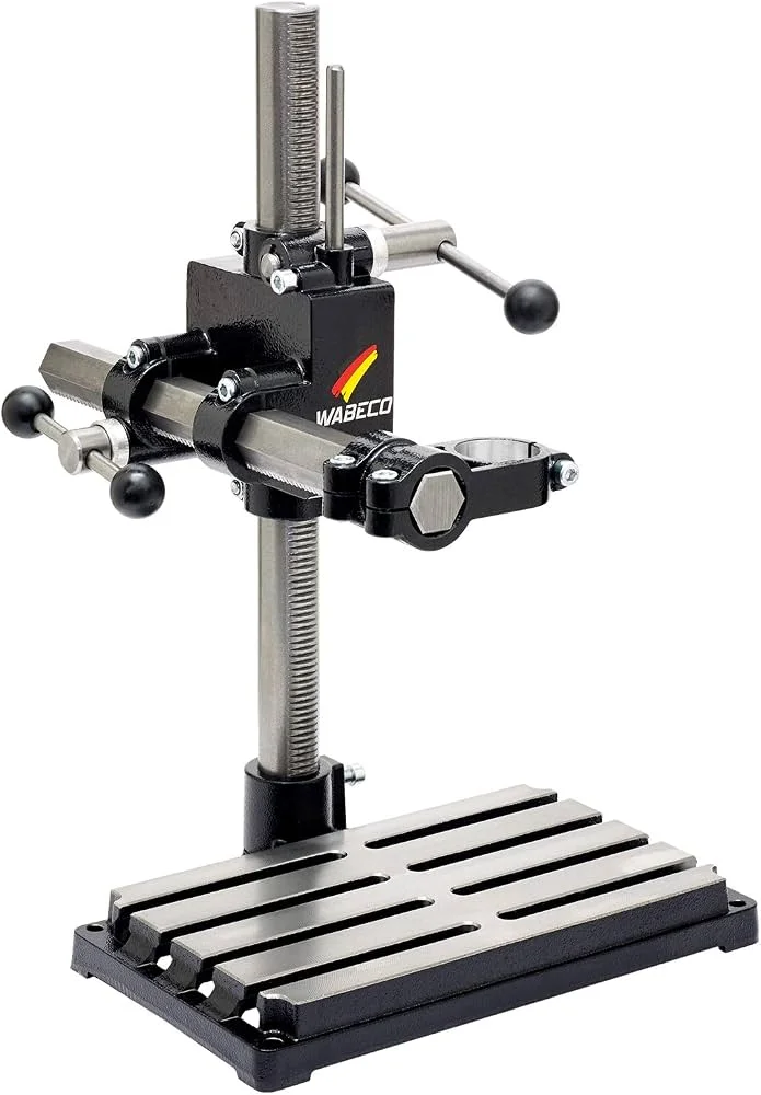 WABECO Bohrständer Fräsständer BF1240 mit 2 Zustellachsen  vertikal/horizontal Säule 500 Ausleger 350 mm Made in Germany