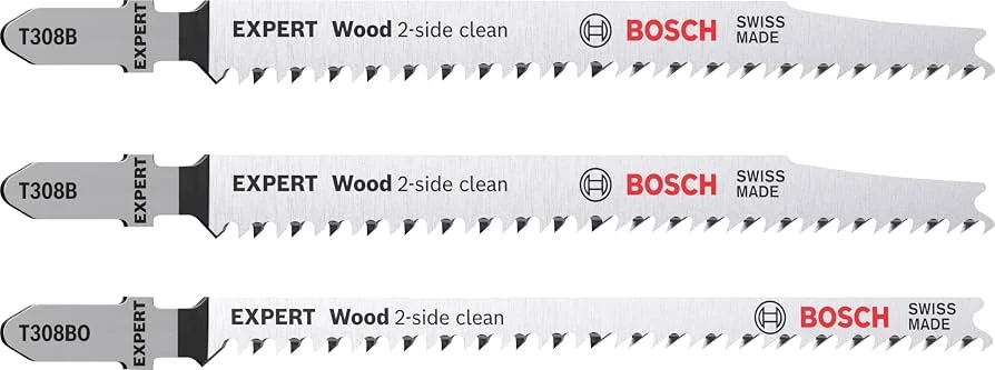 Bosch Professional EXPERT Wood 2-side clean Stichsägeblatt-Set